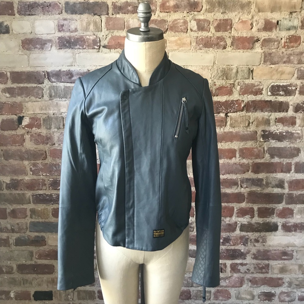 G Star Raw Women Motorcycle Leather Jacket